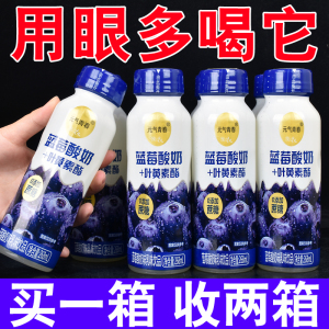 【限时买一送一】0蔗糖0脂肪蓝莓酸奶含叶黄素酯 儿童营养早餐奶 爱护视力