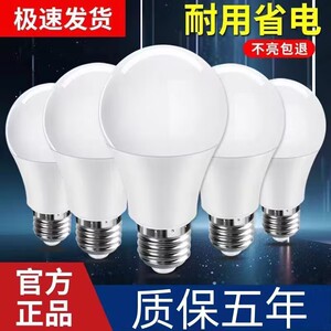 超亮LED灯泡 E27大螺口 家用节能护眼 A泡吊灯照明灯泡