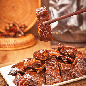 湖南特产杨矮子碎碎鸭手撕酱板鸭150g 办公室休闲娱乐零食