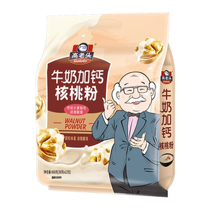 高老头即食营养品 阿胶红枣牛奶核桃粉660g 22条装