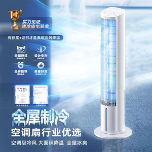 2025新款家用冷风机客厅空调扇 语音遥控静音制冷风扇