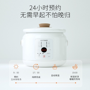 天际20ADD全自动陶瓷电炖锅 家用BB煲 2-3L煲汤煮粥养生神器