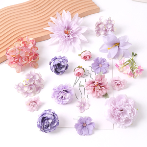 古风学士帽簪花DIY手工材料包 仿真绢花假花头饰服装配件