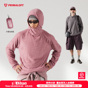 蓝岐Primaloft Active Evolve抓绒男款轻量化户外保暖透气连帽卫衣