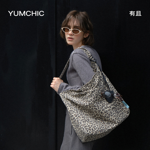 YUMCHIC有且City重磅帆布随行包电脑包度假风单肩包