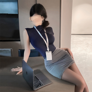 御姐OL风办公通勤包臀裙制服套装 纯欲辣妹紧身修身气质半身裙女