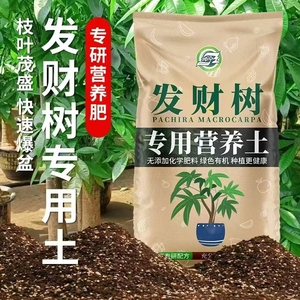 发财树专用营养土 花肥土 家用盆栽绿植种植土壤 肥料一体土