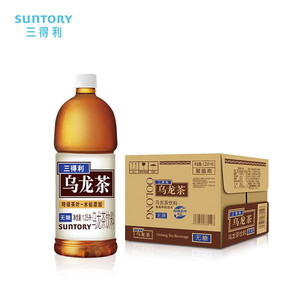 三得利乌龙茶无糖大瓶1.25L*6瓶整箱装 家庭装新老包装随机发货