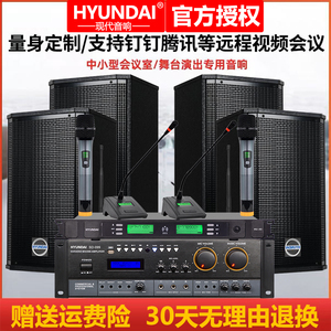 专业会议室音响套装 舞蹈房教室培训多功能厅壁挂音箱 全尺寸覆盖