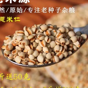 农家自种精品优质小薏米仁 500g/份 杂粮醇香粉糯小块地种植