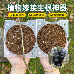 植物高压繁殖嫁接盒 控根神器 花卉果树扦插枝生根育苗繁殖器