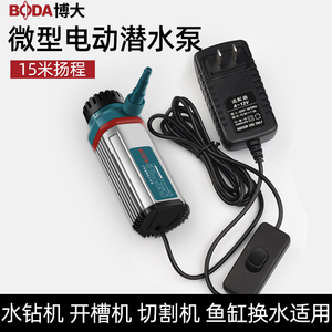 家用小型微型12V博大水钻抽水泵 水钻专用自吸泵 开槽机配套水泵