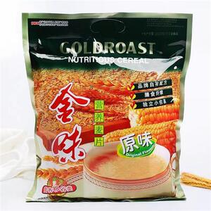 金味原味营养麦片600g单袋装 免煮即食速食早餐麦片 咸味正品保证