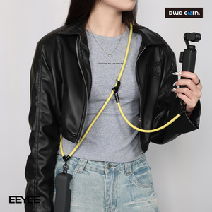 DJI大疆Pocket3专用便捷斜跨运动相机挂绳 bluecorn配件