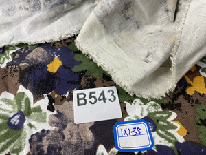 5G0203一米价35元包邮 宽1.35米纯棉苎麻面料 国风水墨款柔软手感