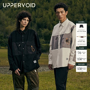 UPPERVOID二普纬度ODESSA长袖衬衫男女休闲宽松运动户外外套