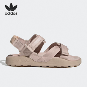 Adidas阿迪达斯正品三叶草男女款HP6375舒适运动休闲沙滩凉鞋