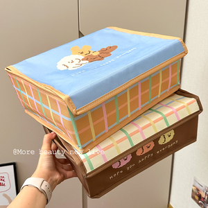 家用抽屉式内衣内裤袜子文胸收纳盒 三合一贴身衣物分格整理神器