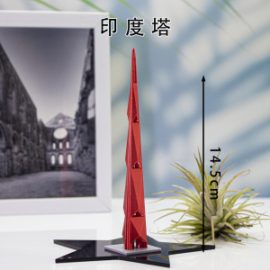 350米以上世界著名建筑模型手办 地标收藏品 指尖城市摩天大楼摆件