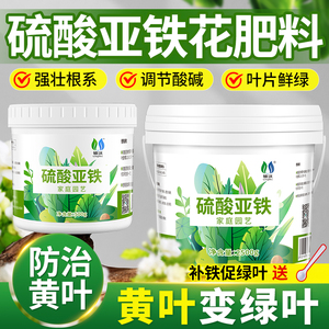 硫酸亚铁花肥料 专用喜酸植物 土壤调酸剂 杜鹃花 栀子花 茶花 水溶肥 黄叶改善茉莉肥