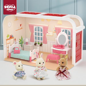 女生DIY手工迷你小屋微缩模型别墅拼装玩具生日礼物