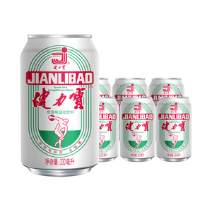 健力宝运动碳酸饮料6罐装苹果葡萄味电解质饮料天猫U先特惠