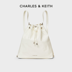 CHARLES&KEITH CK2-10151393秋冬柔软多功能女包水桶包单肩双肩两用