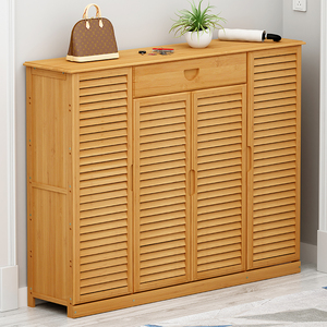 家用实木简易防尘鞋柜 门口多层收纳置物架 经济型宿舍鞋架