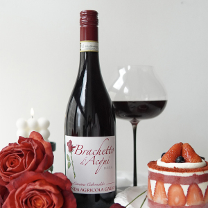 意大利DOCG级伽西布拉凯多甜红起泡酒750ml 爆汁车厘子草莓风味