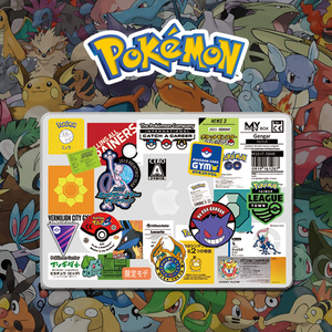 宝可梦耿鬼超梦主题贴纸 适用于笔记本iPad手机游戏机Switch装饰