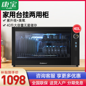 康宝WA3A小型家用壁挂式消毒柜 厨房卧式官方正品消毒碗柜
