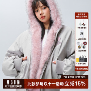 杨超越同款MEDM座山雕棉服 男女cleanfit保暖美式夹克外套