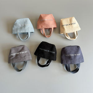 出口日本高品质帆布迷你手拎包 仓鼠造型礼品收纳袋