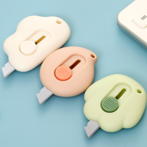 迷你便携美工刀 学生手工拆快递壁纸裁纸多功能小刀神器