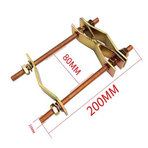 夹码夹具管卡管夹抱箍 室外U型固定支架 HAM天线抱杆玻璃钢安装卡子
