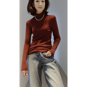 秋冬必备！120'S精纺羊毛18针无缝可机洗升级版打底衫