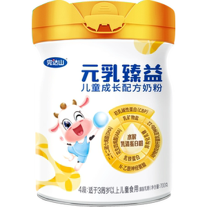 完达山元乳臻益4段儿童成长配方奶粉 3岁+宝宝700g三罐装