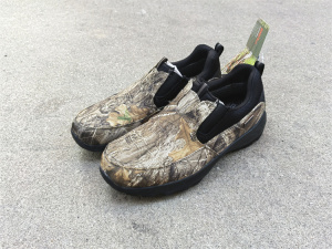 新款出口外单男子迷彩一脚蹬防水袜套户外休闲鞋