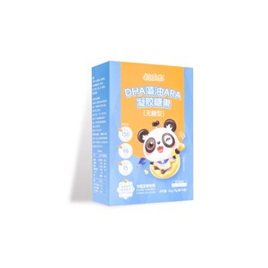 初哆咪儿童DHA藻油ARA木糖醇凝胶糖果 无蔗糖青少年营养口服糖