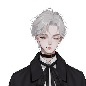 泪眼猫泪男孩Live2D虚拟主播皮套定制 直播专属虚拟形象设计