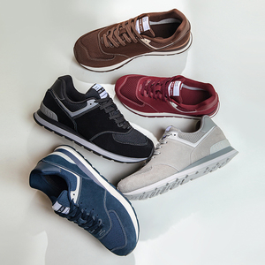 Justboom嘉适步复古厚底情侣老爹鞋 时尚潮流增高运动鞋