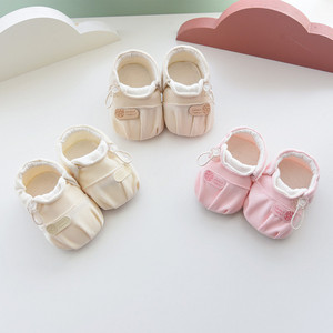 婴之行春季0-1岁男女宝宝学步软底防滑透气鞋