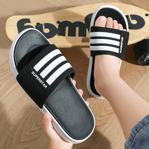 男童夏季防滑厚底亲子凉拖鞋 学生中童外穿家居男士拖鞋