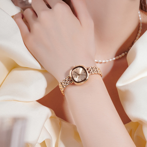 聚利时2025新款小众轻奢女士小方糖手表 正品名牌生日礼物推荐