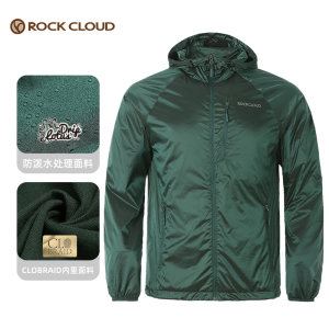 RockCloud岩云户外男四季防泼水透气薄绒防风夹克新品
