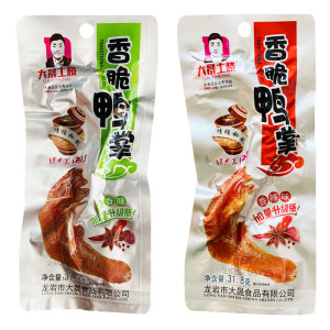 福建龙岩大晟土楼31.8克香脆泡鸭爪 客家风味休闲零食