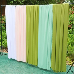 新中式森系绿色中国风户外婚礼纱幔场景布置装饰